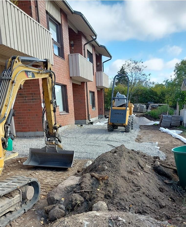 taloyhtiön salaojaremontti